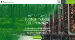 Desktop Screenshot of metsateollisuus.fi